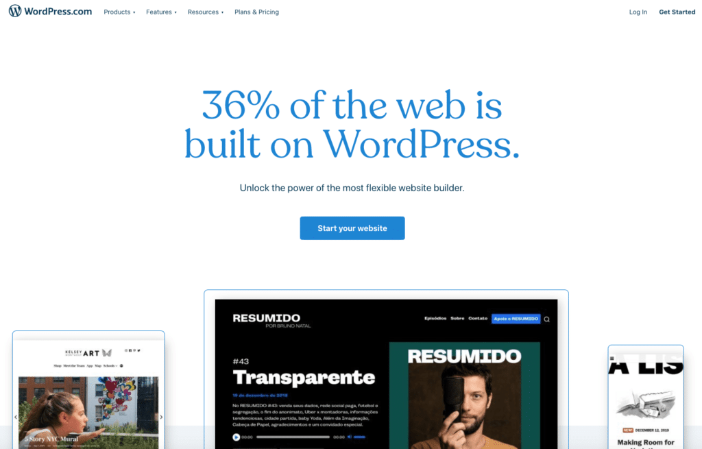 WordPress.com blogging platform