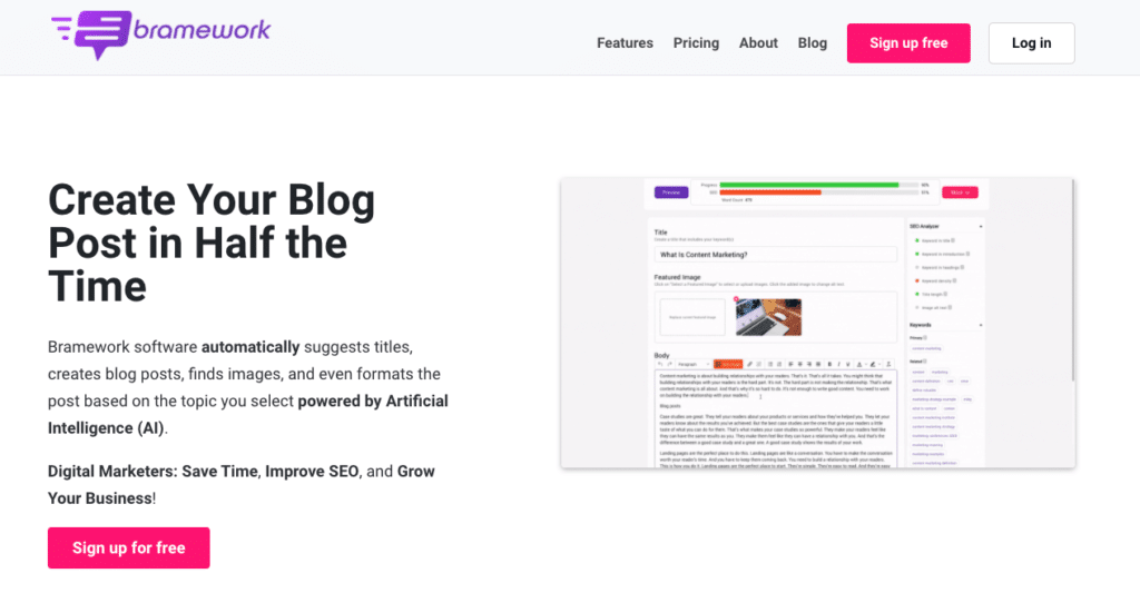 Bramework AI Content Generator. Keep reading to learn where to find blog writers and quality freelance content writers for your blog.