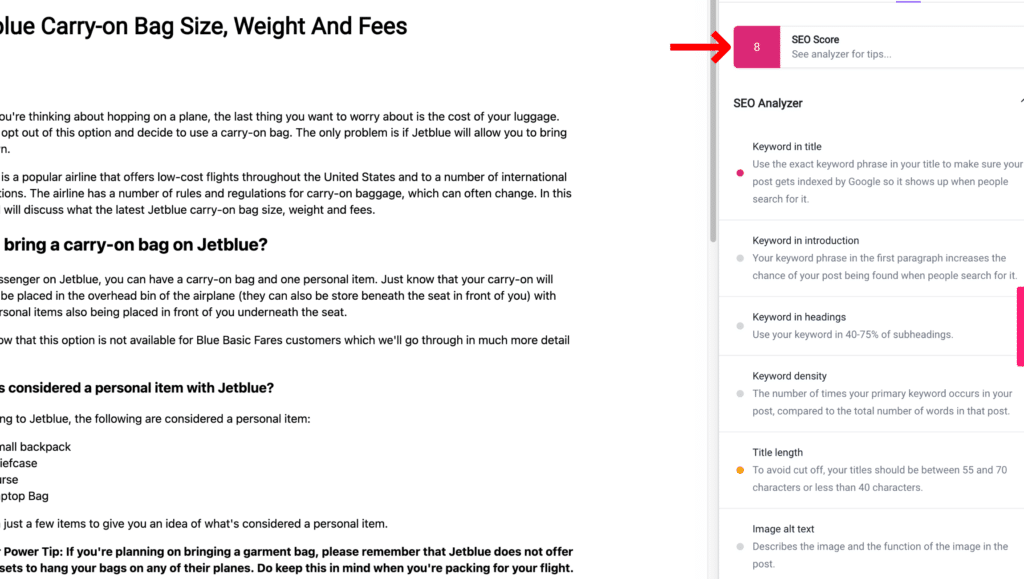 26th Step_ Use the SEO Analyzer