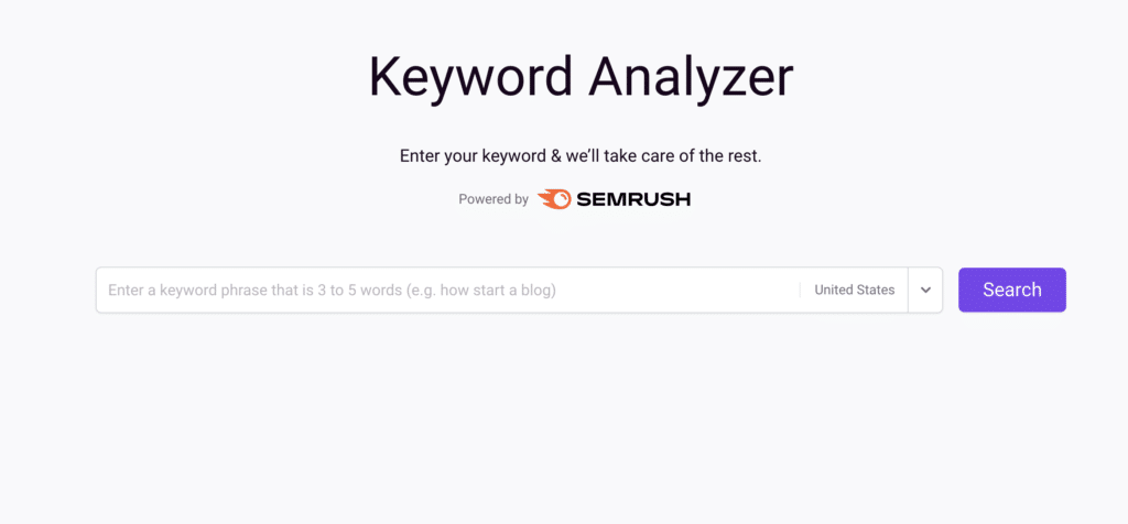 Bramework Keyword Analyzer with Semrush. Keep reading to learn about the Bramework and SEMrush integration.