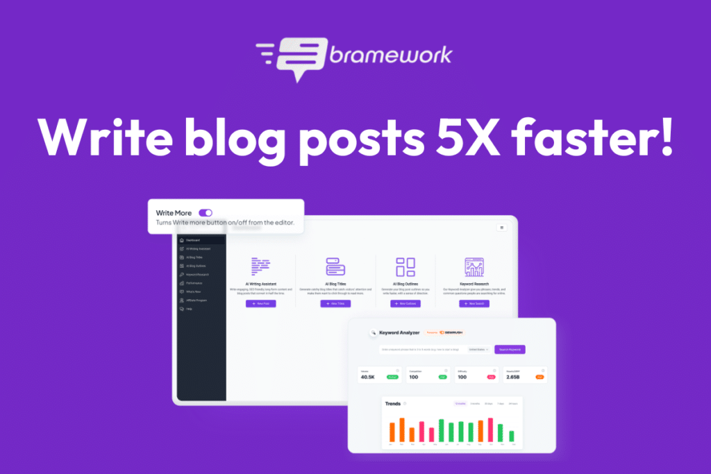 Bramework best ai writer. Keep reading to learn about the AppSumo Bramework deal!