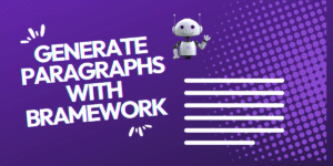 paragraph generator - new feature announcement in Bramework
