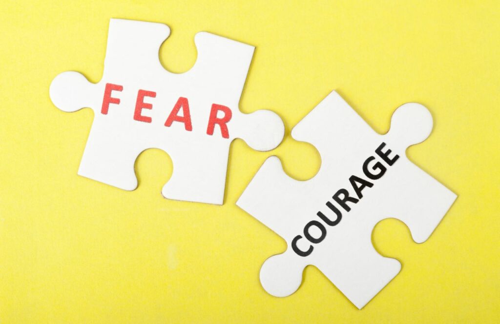 Fear vs Courage. Keep reading to get the best goal setting statistics for your blog.