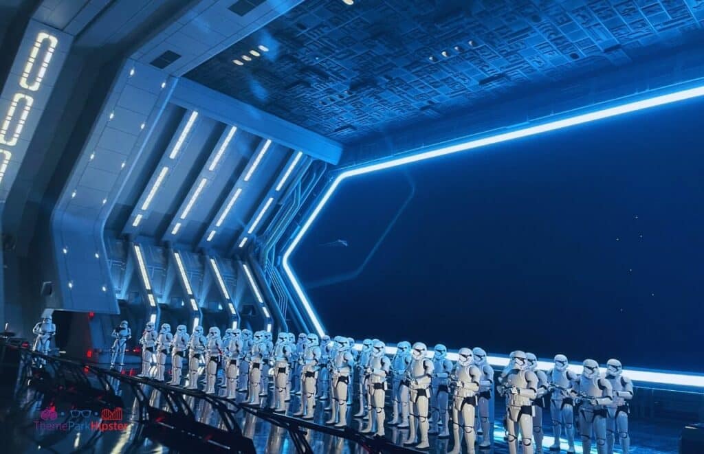 Star Wars Rise of Resistance Storm Trooper Scene. Keep reading to learn how this theme park blogger and Disney blogger makes money.