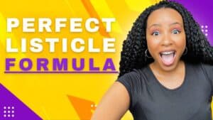 Nikida teaching how the perfect listicle formula